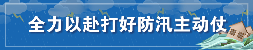 全力以赴打好防汛主動仗